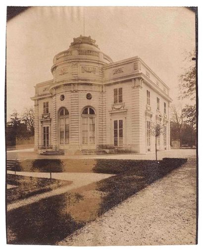 null Eugène ATGET (1857-1927). Château de Bagatelle. Paris. 1909. 4 épreuves d’époque...