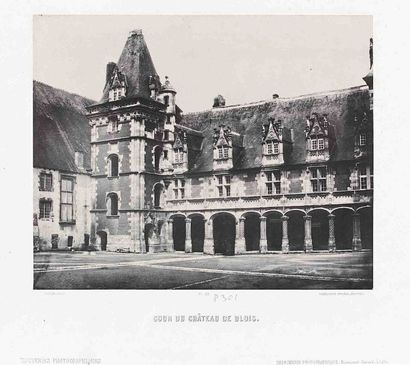 null Alphonse FORTIER (1825-1882). Cour du château de Blois , Escalier de François...