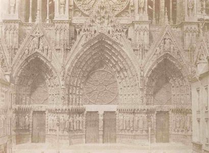 null Henri LE SECQ (1818-1882). Cathédrale Notre-Dame : Les trois portails , Ébrasement...