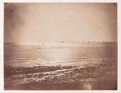 null Gustave LE GRAY (1820-1884). Marine. Normandie. 1856-1857. Épreuve d’époque...