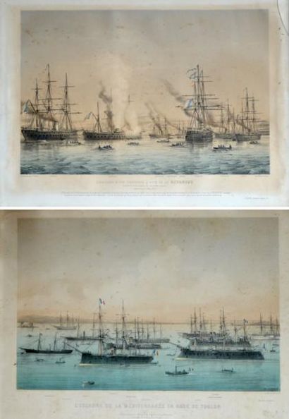 null Charles LEDUC (1831-1911) Explosion d'un chaudière à bord de la revanche, 1877...