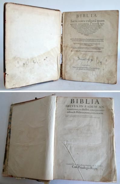 [BIBLE] Biblia Sacra inxta vulgata quam dicunt...