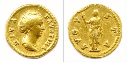 null ROME - FAUSTINE Me?re E?pouse d’Antonin le Pieux († 141) DIVA FAVSTINA Son buste...