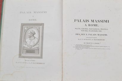 null Palais Massimi Rome vers 1800