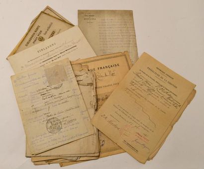null Max NORDAU (1849-1923) Documents personnels -Extrait du registre de Naissance...