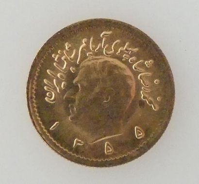 null Une Pièce de monnaie en or Rezah Palhavi, Iran Poids 2,1 g