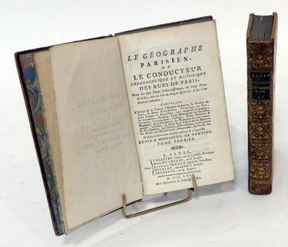 null LE SAGE. Le Géographe parisien ou Le Conducteur chronologique et historique...