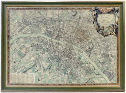 null Plan de la ville de Paris et de ses Faubourgs par LATTRE. dédié à M. Bignon...