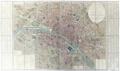 null PICQUET (Charles). Plan routier de la ville de Paris, divisé en XII arrondissements...