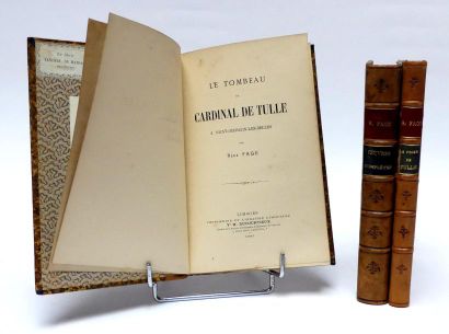 null FAGE (René). Œuvres. Limoge, Tulles, 1878-1885. 3 vol. grand in-8, demi-basane...