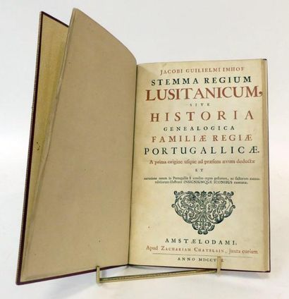 null IMHOF (Jacobi Guilielmi). Stemma Regium Lusitanicum sive historia genealogica...