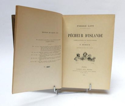 null LOTI (Pierre). Pêcheur d’Islande. Paris, Calmann Lévy, 1893. Un fort vol. in-4,...