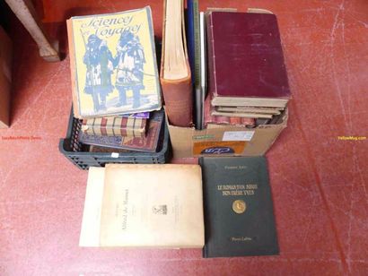 null Un ensemble de volumes divers, dont des oeuvres d'Alfred de Musset, et le Roman...