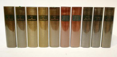 null BIBLIOTHEQUE DE LA PLEIADE, 10 volumes, dont ZOLA, 5 vol. Les Rougon-Macquart,...