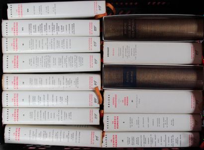 null Bibliothèque de La Pléiade, 14 vol. 11 vol., BALZAC. 1 vol., BUFFON. 1 vol.,...