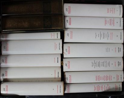 null Bibliothèque de La Pléiade, 14 vol. 3 vol. STENDHAL. 2 vol., Paul VALERY. 2...