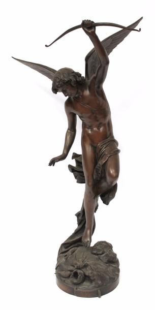 null Jules DESTREEZ (1831-?) Alleluia d'amour. Epreuve en bronze à patine médaille...