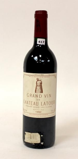 null 1 BLLE Cht LATOUR 1er Grand cru classé Pauillac 1992