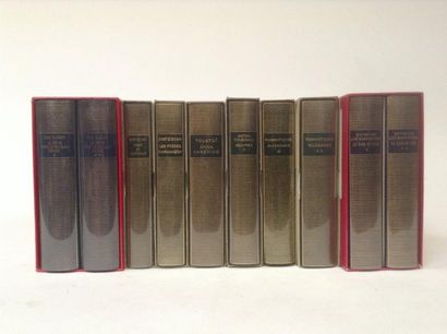 null 10 volumes de la Bibliothèque de la Pléiade, littérature étrangères.