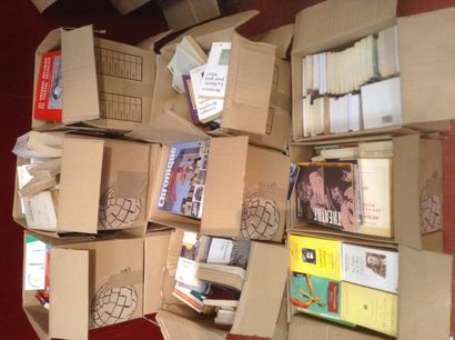 null Lot de cartons de livres divers