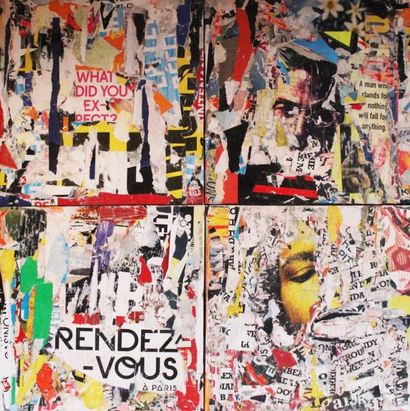 null Dom(K). What did you expect ? De-collage de fragments d'affiches déchirées (Paris...