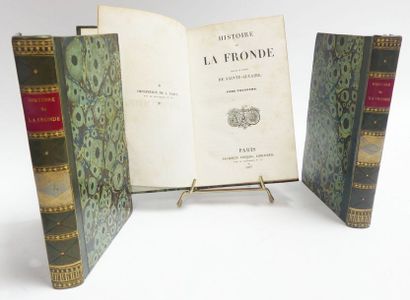 null SAINTE-AULAIRE. Histoire de la Fronde. Paris, Baudoin frères, 1827. 3 vol. in-8,...