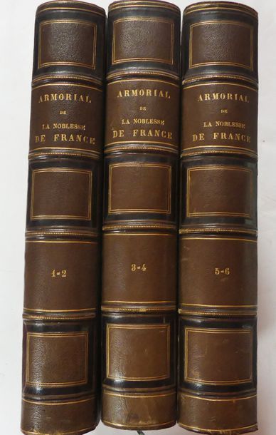 null D’AURIAC & ACQUIER (H.). Armorial de la noblesse de France, publié par une société...