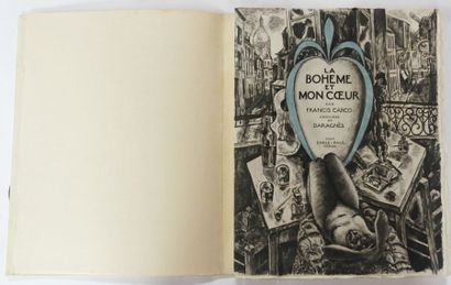 null Francis CARCO. La Bohême et mon cœur. Paris, Chez Emil-Paul fr. ,1929. Un vol....