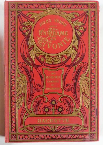 null Jules VERNE. Un drame en Livonie. Ill. par L. Benett. Paris, Hachette, s.d....