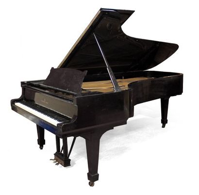 null PIANO à queue de concert STEINWAY & SONS D-274 laqué noir n° 305393, réalisé...