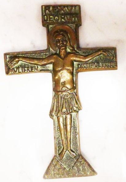 null MAX LE VERRIER, Christ en bronze