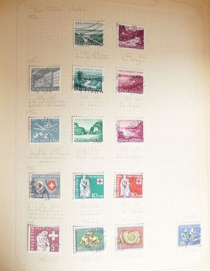 null TOUS PAYS : Vrac de timbres oblitérés, de faible valeur, en un carton
