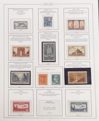 null FRANCE Emissions 1849/2001 : Collection de timbres principalement neufs, très...
