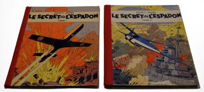 null Edgar Pierre JACOBS. Le secret de l'Espadon. Tomes I (manque le point Tintin)...