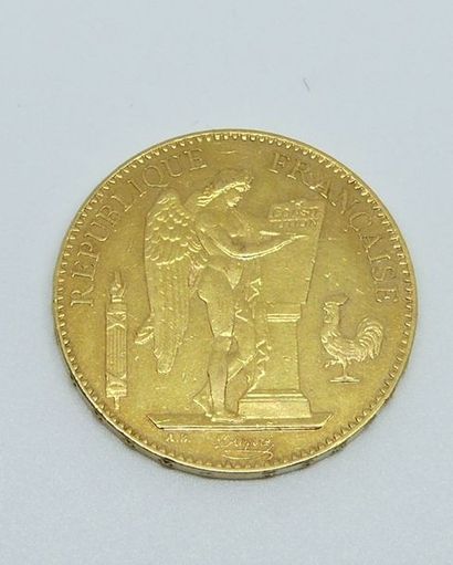 null PIECE de 100 francs or IIIe République 1878