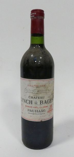 null Une bouteille, CHATEAU LYNCH BAGES, 1982, grand cru classé