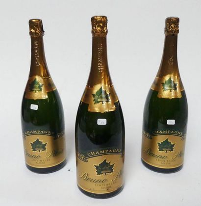 null Trois MAGNUMS CHAMPAGNE brut BRUNO PLOIX