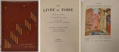 null LE MAISTRE DE SACY - Maurice DENIS (1870-1943) Le livre de Tobie. Traduit sur...