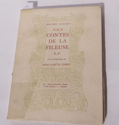 null DOUCET (Jérôme). Conte de la fileuse. Paris, Tallandier, 1900. Un vol. in-4,...