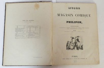 null PHILIPON. Musée ou Magasin Comique (…). Texte par Cham, Huart, Maritus et Philipon....