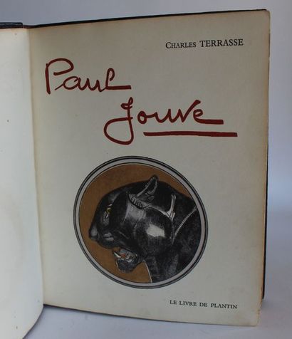 null JOUVE Paul (1880-1973) TERRASSE Charles. Paul Jouver, 1948. Edition le livre...