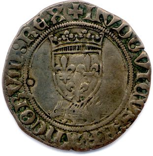 null LOUIS XII 1498-1515. Douzain d’argent au porc-épic (1507) Point 17e = La Rochelle....