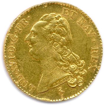 null LOUIS XVI 1774-1793. Double louis d’or à la tête nue 1785 A = Paris (15,23 g)...