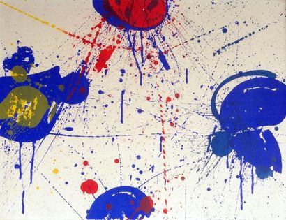 null Sam FRANCIS (1923-1994) The upper red, 1963. Lithographie en couleurs signée...