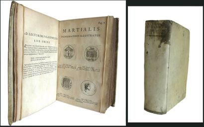 null M. VALERII MARTIALIS EPIGRAMMATA, Amsterdam, G.Gallet, Huguetanorum, 1621, édition...
