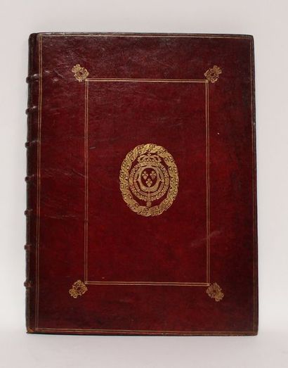 null [Cabinet du roi] Un volume in folio contenant 43 planches dont 29 à double page,...