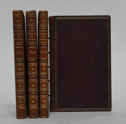 null Chansonnier des Muses pour l'an IX, X, XI et XII, Paris, Capelle 1801-1804,...