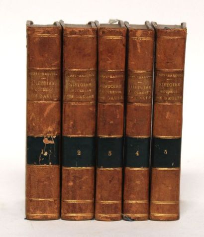 null BUSSI RABUTIN Comte de, Histoire amoureuse des Gaules, s.n., s.l., 1754, cinq...