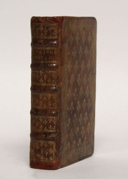 null [RELIURES] Liciani. Dialogi, Lugduni, Petri Muguet 1647, 1vol. in-8 en grec...