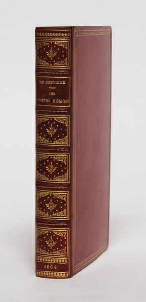 null CHEVIGNE Comte de, Les Contes rémois. Paris, Lévy,1864. Un volume in-12. Reliure...
